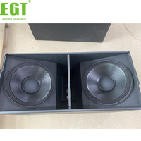 Subwoofer double 18 pouces haute puissance, basse passive avec fréquences très basses pour concerts en plein air, festivals, discothèques, scènes live