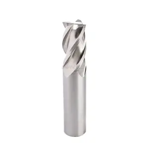 BWIN OEM factory High speed steel 4 Flutes HSS End mills milling cutter for Aluminum Processing