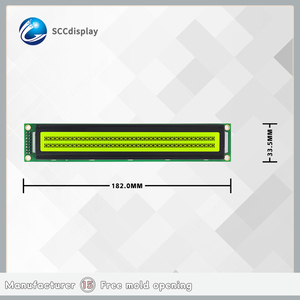 หน้าจอแสดงผลอุตสาหกรรมแบบ COB IIC/I2C รองรับตัวอักษรภาษารัสเซีย รุ่น SJXD4002A-IIC แบบ STN สีเหลือง แสดงผลแบบ Positive ขนาด 40*<span class=keywords><strong>2</strong></span> จุด LED - Product Image 4