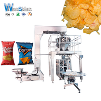 Machine d'emballage industrielle automatique multifonctionnelle Weeshine WPV200 pour sachets de chips/noix, haute précision, directement de l'usine