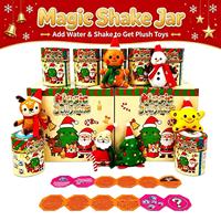 Boîte mystère de poupée en peluche souple Shaker Can Magie de Noël, jouet unisexe pour enfants de 5 à 7 ans, animés occidentaux, pour élèves du primaire, anniversaire