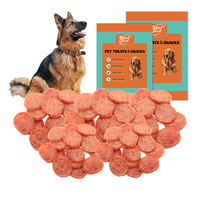 Vente en gros de croquettes naturelles en cube de poulet, aliments pour animaux domestiques, marque privée, OEM, ODM, poitrine de canard séchée, friandise pour chat