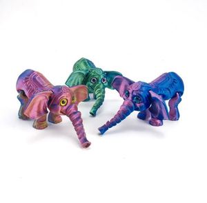 High Quality 3d Printed <b>Elephants</b> Diy <b>Decorative</b> Ornaments for Kids Gifts Plastic Rods 3d Toys - Product Image 3