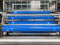 Bâche en toile PVC bleue 420gsm 450gsm 500D*1000D 30*18, imperméable et résistante à la pluie, pour camion, en rouleau, pour couverture de tente robuste