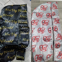 Bonnet ondulé de créateur, Durags en velours, logo personnalisé, bonnets en soie et Durags en satin