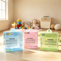 Emballage personnalisé pour gobelets de bébé en plastique avec languette en PVC, impression de logo sur mesure, directement du fabricant