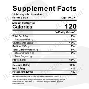 Julong OEM Marque privée Poudre d'isolat de protéine de lactosérum Croissance musculaire Protéine de lactosérum pour <span class=keywords><strong>musculation</strong></span> - Product Image 5