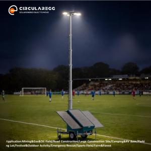 Torre de Iluminación Móvil Solar con Silicio Monocristalino, MPPT50A, 95% de Eficiencia, IP65, ADR, para Gestión de Parques - Product Image 4