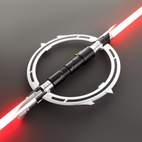LGTMarrok Inquisitor Lightsaber RGB Neopixel con Empuñadura Metálica, Sonido de Oscilación Suave, Sable de Duelo Estilo Señor Oscuro