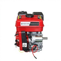 Moteur à essence monocylindre personnalisable 4 HP 70cc 170F 4 temps rouge à démarrage électrique 3600 tr/min Euro 3, vente en gros usine
