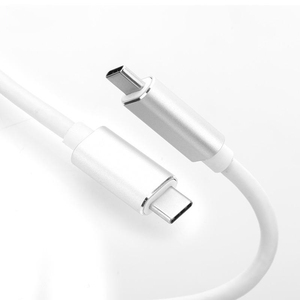 Cable de Datos para Teléfono Móvil Tipo C a Tipo C de 2 Metros, Carga Rápida de 5A, Cable USB C Blanco, Venta al Por Mayor - Product Image 3