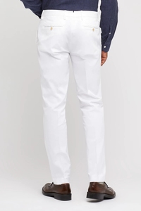 Produttore di abbigliamento da uomo <span class=keywords><strong>pantaloni</strong></span> chino in cotone dritto e sottile <span class=keywords><strong>pantaloni</strong></span> casual formale <span class=keywords><strong>lunghi</strong></span> <span class=keywords><strong>pantaloni</strong></span> <span class=keywords><strong>bianchi</strong></span> per uomo - Product Image 3