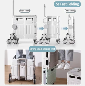 Carrito de Compras Plegable con Ruedas, Bolsa de Transporte Plegable - Product Image 2