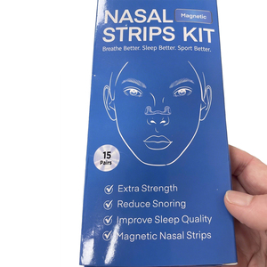 Nasenmagnet zur Atmungsverbesserung, 30 Paar magnetische Nasenpflaster, Magnetisches Nasenpflaster zur Verbesserung der Atmung - Product Image 1