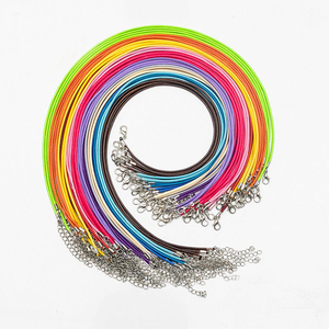 Tự Làm Vòng Cổ dây chuỗi trang sức làm đen sáp dây vòng cổ dây chuỗi cho đồ trang sức vòng cổ vòng đeo tay làm nguồn cung cấp - Product Image 1