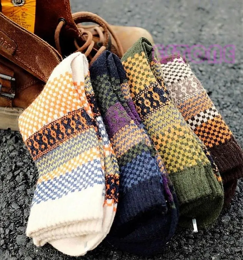 2020 Factory Cheap Wholesale Soft Thick Wool Warm Winter Socks Men Wool Socks