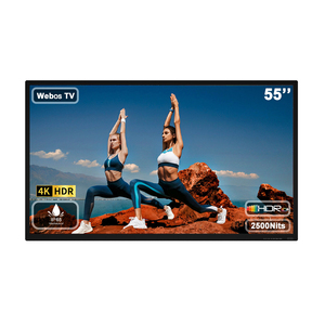Téléviseur extérieur mural étanche de 55 pouces, 2500 nits, écran d'affichage publicitaire, télévision intelligente, IP65, extérieur, sur pied - Product Image 3