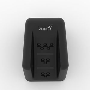 Asciugapiedi Domestico Nero Opaco IP53 con Filtro HEPA, Flusso d'Aria Pulito, Senza Necessità di Piegarsi, per Bagno Privato a Tema Scuro - Product Image 3
