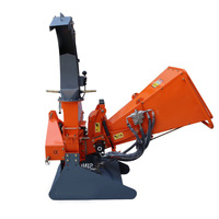 Broyeur à bois WC46 PTO, 4 pouces, attelage 3 points pour tracteur, alimentation hydraulique, 540 tr/min, 15 CV