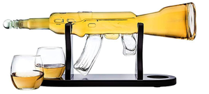 Decantador de whisky de pistola de 750ml y botella de vasos de whisky para licor Bourbon <span class=keywords><strong>Vodka</strong></span> whisky Cordero y Tequila - Product Image 4