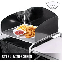 Table pliante d'extérieur portable en aluminium pour barbecue, pique-nique, camping, plage, voyage, cuisine, avec rangement