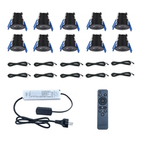 Lot de 10 spots encastrables minimalistes, CCT unique, étanches IP65, basse tension 12V pour pergola à lames et toit à lames