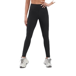Pantalon d'entraînement de sport taille haute Leggings pour femmes Leggings de fitness en polyester souple avec poche de BD Prix de gros - Product Image 3