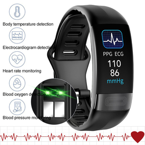 Pulsera inteligente <span class=keywords><strong>Bluetooth</strong></span> <span class=keywords><strong>Android</strong></span> Smartwatch con Ecg Frecuencia cardíaca 24H Clima Spo2 0,96 "Color Tft Pulseras inteligentes y brazaletes inteligentes - Product Image 3