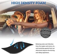 Feuille d'isolation acoustique en mousse de caoutchouc plastique RynoGuard, découpe sur mesure, pour automobile, maison, mur, isolation thermique, insonorisation, OEM, vente en gros