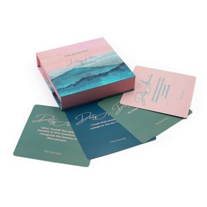 Cartes d'affirmation positives personnalisées pour l'amour-propre avec questions inspirantes quotidiennes - Product Image 2