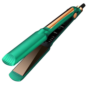 Fer à lisser professionnel en titane fer plat Salon électrique <span class=keywords><strong>Plancha</strong></span> De Cabello hôtels personnalisés garantie 1 an Offre Spéciale - Product Image 1