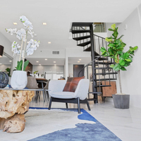Escalier en colimaçon compact et compact, sur mesure, en acier au carbone, pour grenier, loft ou petite maison