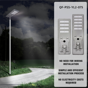 Farola Solar Todo en Uno de Alta Eficiencia para Exteriores, Impermeable, 80W/100W/120W, para <span class=keywords><strong>Ciudades</strong></span> Inteligentes - Product Image 2