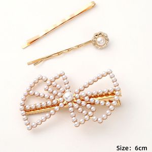 Pinza para el pelo con perlas, diseño de mariposa, 12 cm, aleación, uso diario, hecho en China - Product Image 5