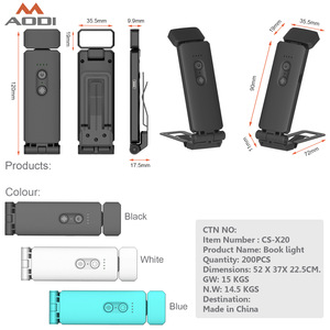 Luz de Leitura LED Mini Recarregável por USB, Lâmpada de Cartão Portátil para Proteção dos Olhos, Luz Noturna para Uso em Mesa Infantil - Product Image 2
