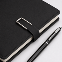 Ensemble de carnet A5 en cuir PU OEM avec stylo, tasse isotherme, couverture en tissu à points de selle - Cadeau de bureau de haute qualité