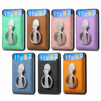 Pabrik Terkemuka Grosir Tempat Kartu Magnetik Kulit PU Kuat dengan Stiker Magnet Mag Safe untuk Ponsel