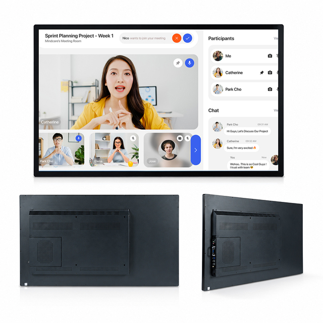 Touch Screen Monitor 32 43 49 55" Android 13 All in One PC Interactive Display 1080P for Meeting Room Classroom Digital Signage