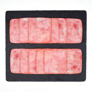 Rebanadas de tocino sin cocinar circulares de 12 cm, espuma ecológica con efecto de jamón, accesorios de comida artificial impresos con UV, rebanadas decorativas para exhibición, para cocina DIY - Product Image 4