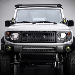 ชุดแต่งสำหรับ Suzuki Jimny JB74 ปี 2019-2025 ชุดแต่งกันชนหน้า กระจังหน้าแบบเรซซิ่ง แถบตกแต่ง กันชนหน้า ชิ้นส่วนภายนอก - Product Image 4