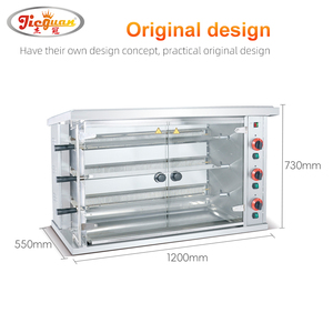 <span class=keywords><strong>Girarrosto</strong></span> del pollo del Gas dell'acciaio inossidabile JGT-3P - Product Image 2