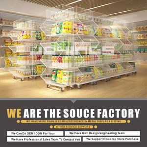 <strong>High</strong> <strong>Quality</strong> Black Metal <strong>Wire</strong> <strong>Display</strong> Stand Independent Grid Panel Merchandise <strong>Rack</strong> for Supermarket Store Use - Product Image 5