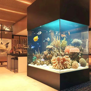 Alta calidad personalizada para tanque de plexiglás fábrica enorme rectángulo medusas acuario para sala de estar tanque de vidrio acrílico - Product Image 3