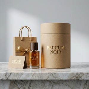 Premium Men's Fragrance Paper Tube Packaging Custom <b>Round</b> Perfume Gift <b>Box</b> for Luxury Grooming Brands Custom Printed Factory - Product Image 1
