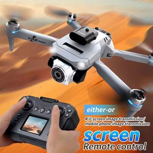 โดรนขนาดเล็กพร้อมหน้าจอใหญ่ควบคุมระยะไกลกล้องถ่ายรูปโดรนไร้แปรงหลีกเลี่ยงการถ่ายแบบไหลของแสง UAV พับได้ - Product Image 5