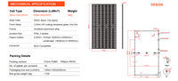 Pneu 1 plaque solaire solaire 680w 690w 700w Trina 690w panneau solaire bifacial personnalisable Perovksite solaire pour le marché européen en gros