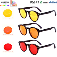 Lunettes anti-lumière bleue en acétate CR39 jaunes, taux de blocage de la lumière bleue de 91 %, verres de vision nocturne, lunettes pour jeux sur ordinateur, vente en gros