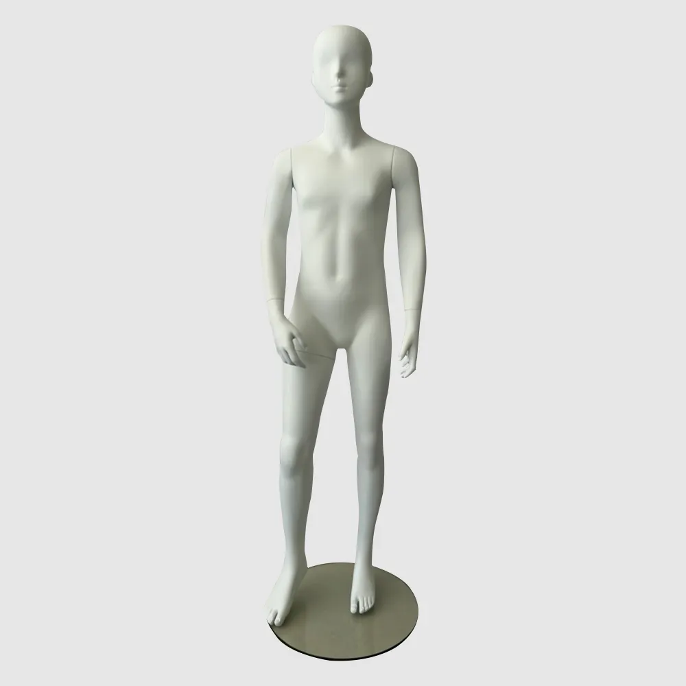 Trứng Trắng Head Kid đầy đủ cơ thể người giả FRP trẻ em mannequin Dummy trẻ em thời trang quần áo mannequin cho hiển thị