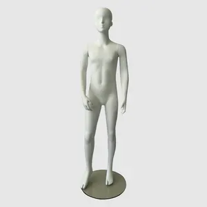 Wit Ei Hoofd Kind Full Body Mannequins Frp Kinderen Mannequin Dummy Kind Mode Kleding Mannequin Voor Display