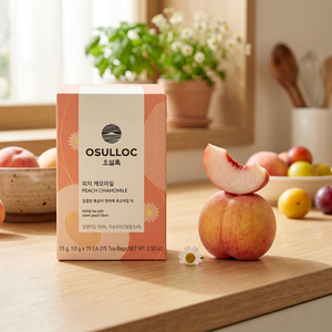 Osulloc Tè Coreano al Gusto Pesca e Camomilla, Confezione da 15 Pezzi - Product Image 2